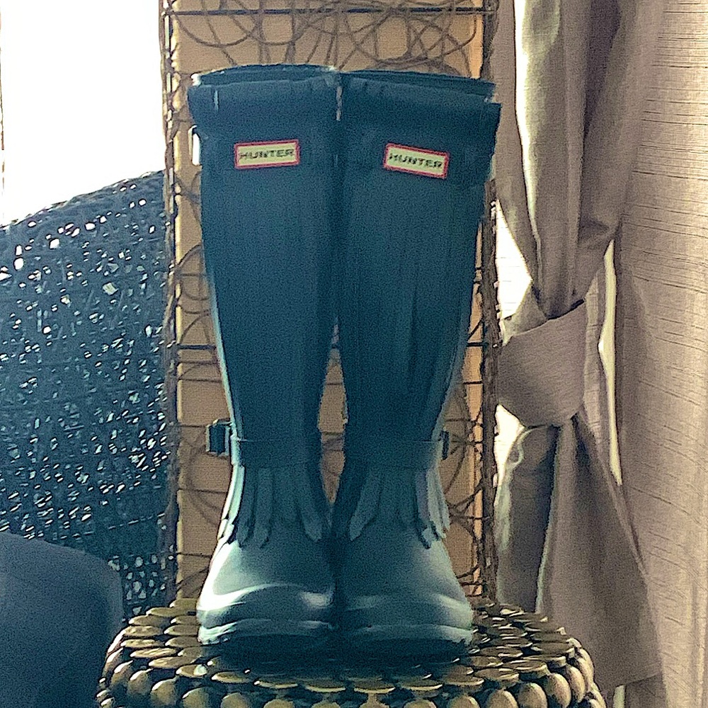 Hunter Boots w/Fringe Detail - RARE